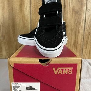 VANS SK8-MID REISSUE V / BLACK & WHITE / BOYS' SIZE 10.5 / NEW W/ TAGS / GREAT $
